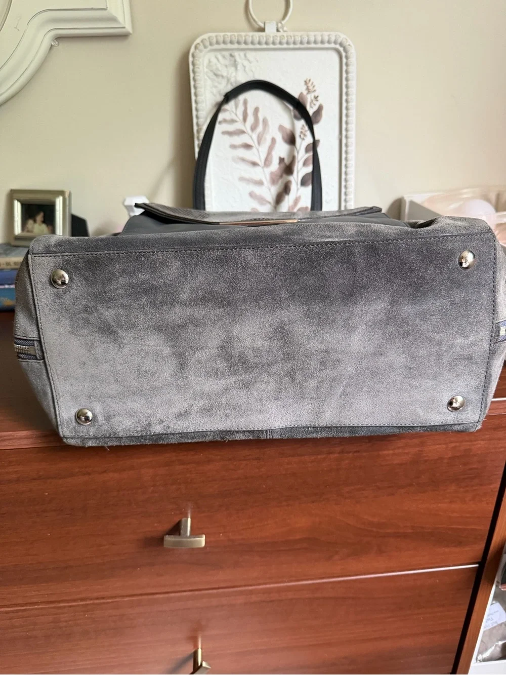 Coach expand leather detail